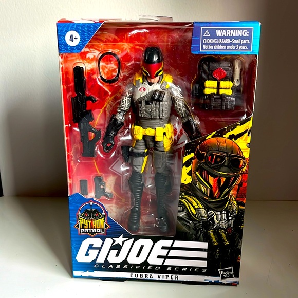 NWT GIJOE action figure classified series Cobra Viper Python Patrol ages 4 up - Picture 1 of 4